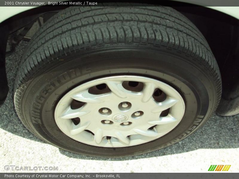 Bright Silver Metallic / Taupe 2001 Chrysler Voyager