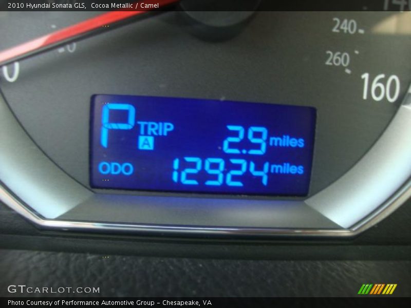 Cocoa Metallic / Camel 2010 Hyundai Sonata GLS