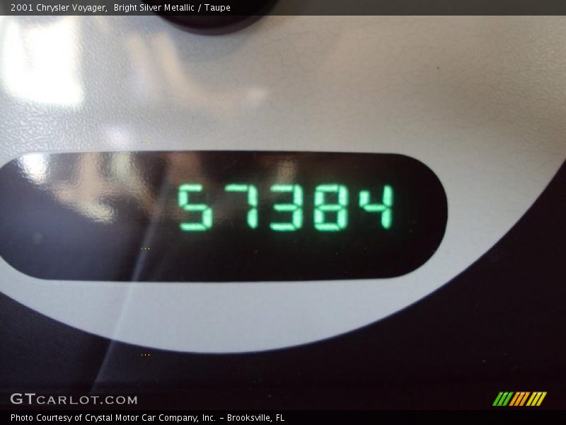 Bright Silver Metallic / Taupe 2001 Chrysler Voyager