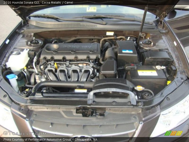 Cocoa Metallic / Camel 2010 Hyundai Sonata GLS
