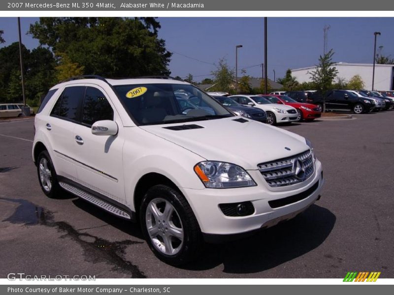 Alabaster White / Macadamia 2007 Mercedes-Benz ML 350 4Matic