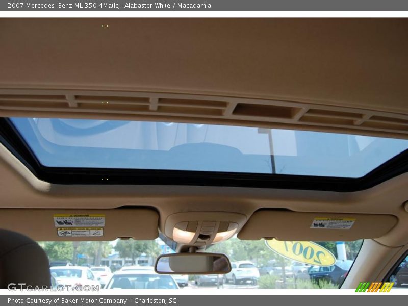 Alabaster White / Macadamia 2007 Mercedes-Benz ML 350 4Matic