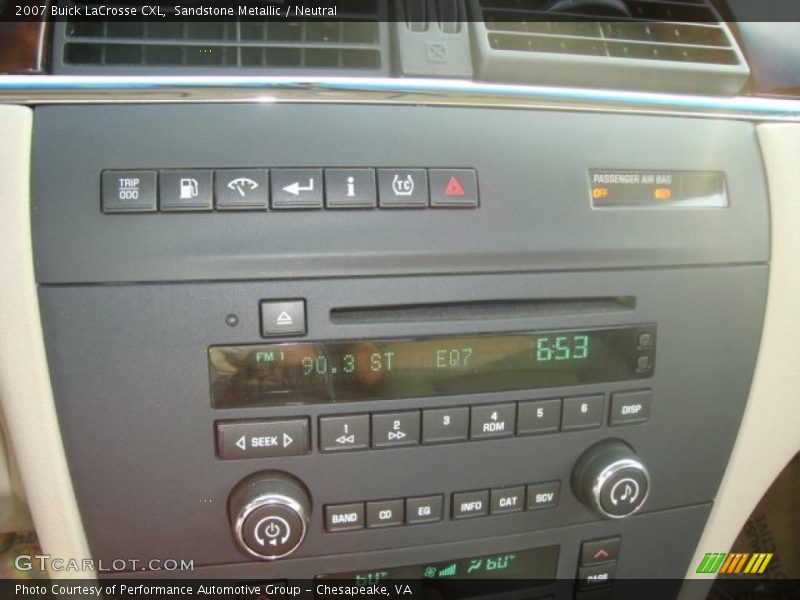 Sandstone Metallic / Neutral 2007 Buick LaCrosse CXL