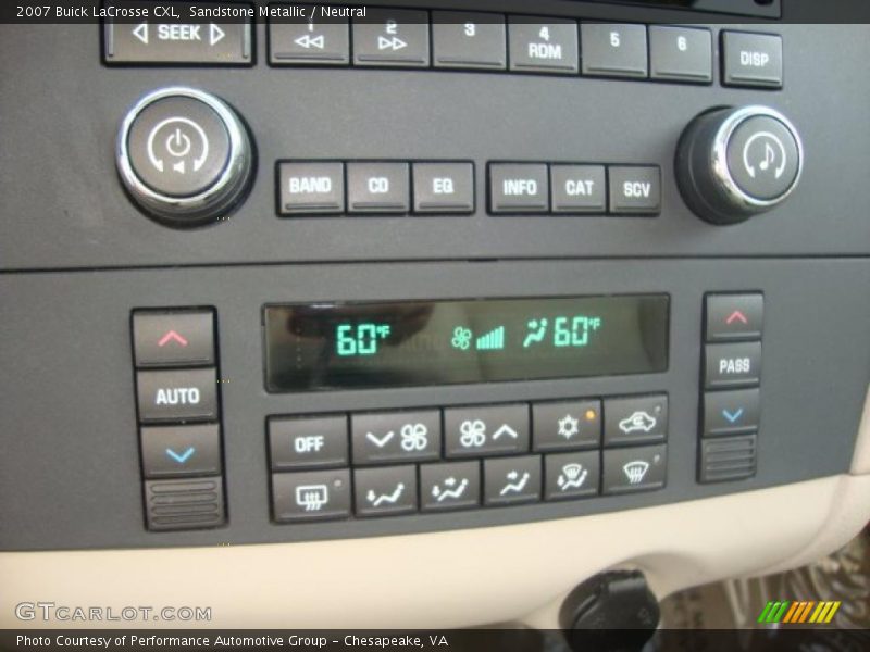 Sandstone Metallic / Neutral 2007 Buick LaCrosse CXL
