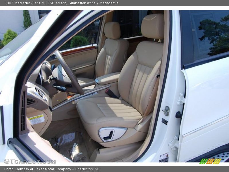 Alabaster White / Macadamia 2007 Mercedes-Benz ML 350 4Matic