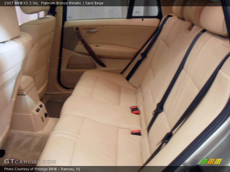 Platinum Bronze Metallic / Sand Beige 2007 BMW X3 3.0si