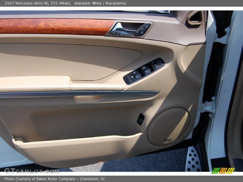 Alabaster White / Macadamia 2007 Mercedes-Benz ML 350 4Matic