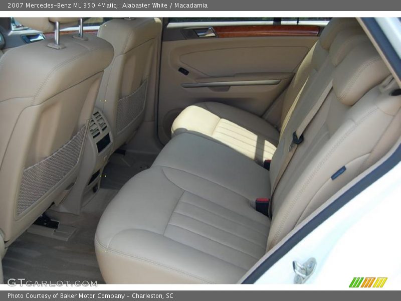 Alabaster White / Macadamia 2007 Mercedes-Benz ML 350 4Matic