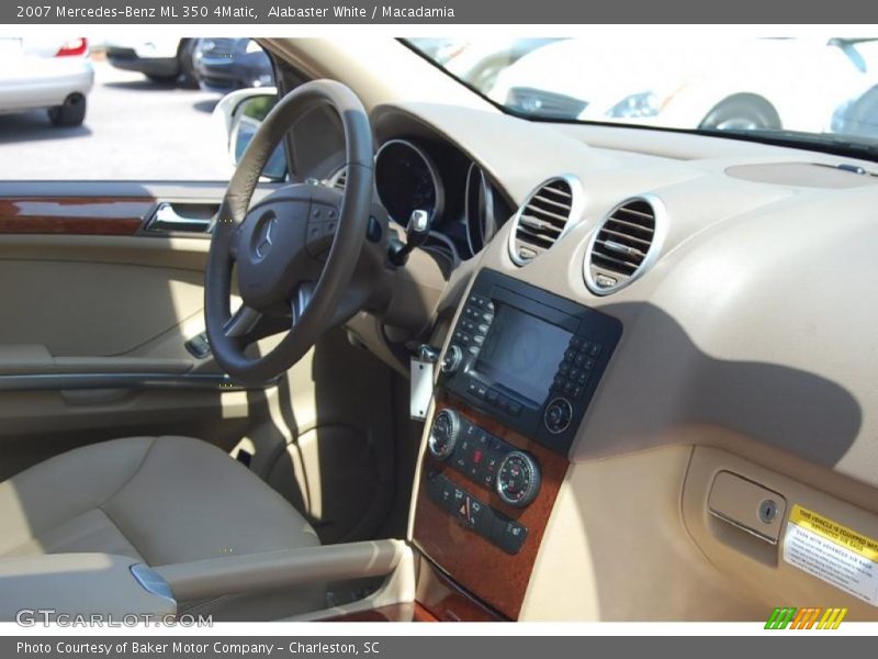 Alabaster White / Macadamia 2007 Mercedes-Benz ML 350 4Matic