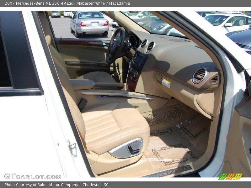 Alabaster White / Macadamia 2007 Mercedes-Benz ML 350 4Matic