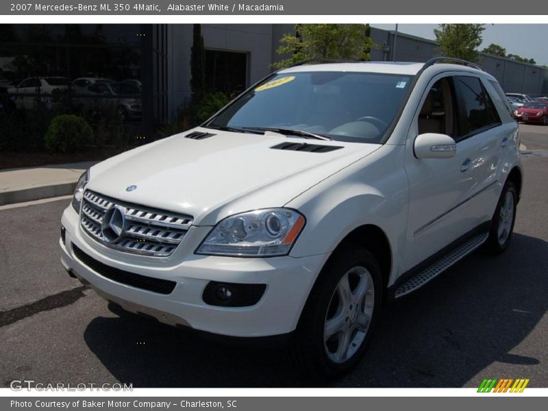 Alabaster White / Macadamia 2007 Mercedes-Benz ML 350 4Matic