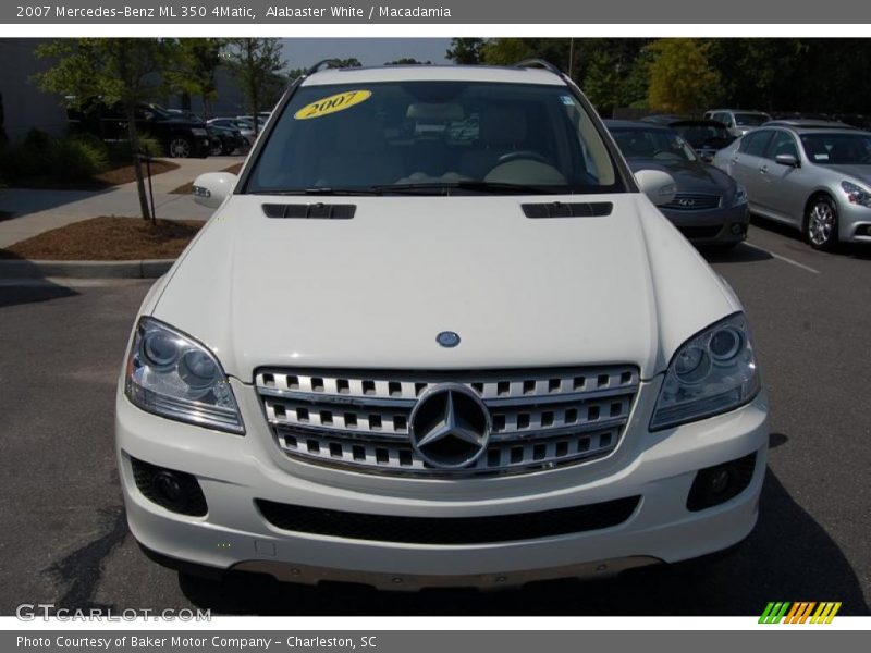Alabaster White / Macadamia 2007 Mercedes-Benz ML 350 4Matic
