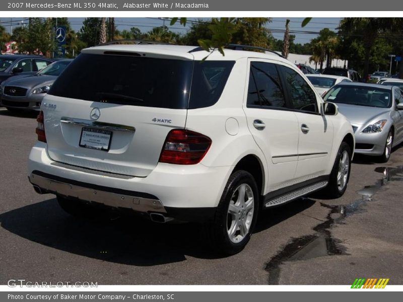 Alabaster White / Macadamia 2007 Mercedes-Benz ML 350 4Matic