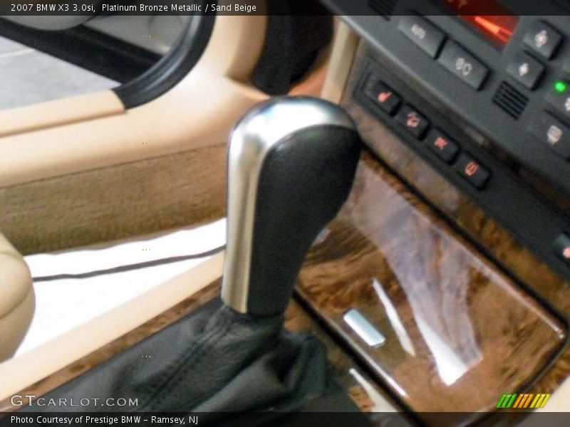 Platinum Bronze Metallic / Sand Beige 2007 BMW X3 3.0si
