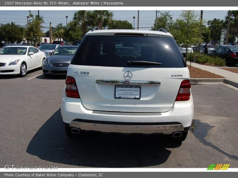 Alabaster White / Macadamia 2007 Mercedes-Benz ML 350 4Matic