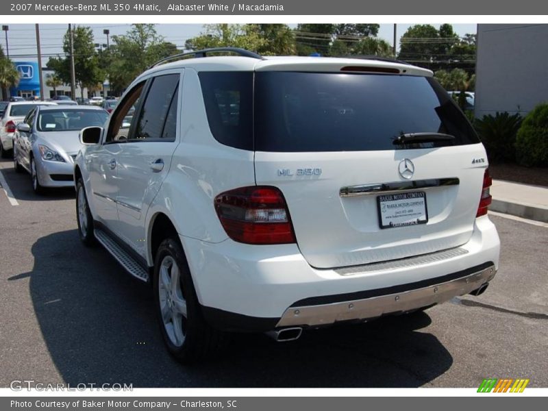 Alabaster White / Macadamia 2007 Mercedes-Benz ML 350 4Matic