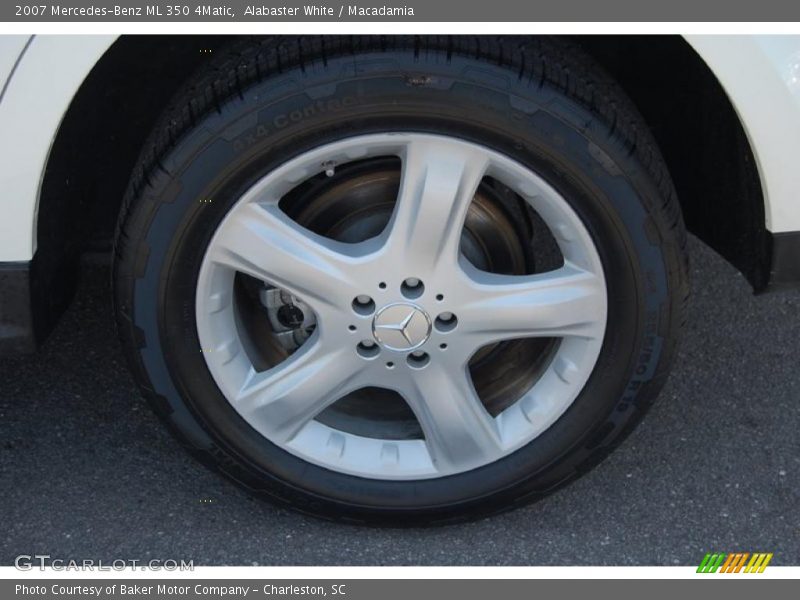 Alabaster White / Macadamia 2007 Mercedes-Benz ML 350 4Matic