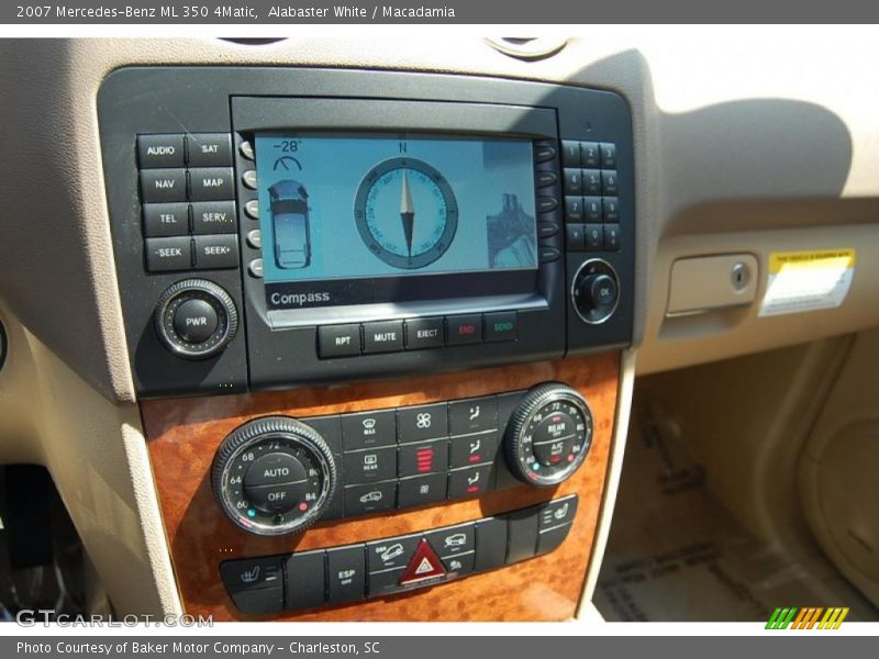 Alabaster White / Macadamia 2007 Mercedes-Benz ML 350 4Matic