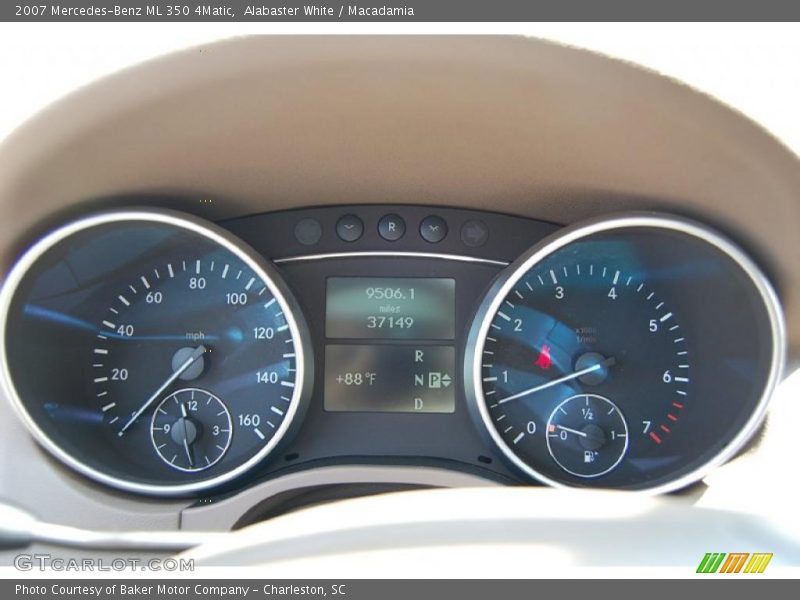 Alabaster White / Macadamia 2007 Mercedes-Benz ML 350 4Matic