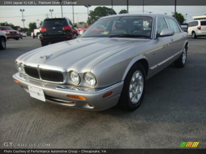 Platinum Silver / Charcoal 2000 Jaguar XJ XJ8 L