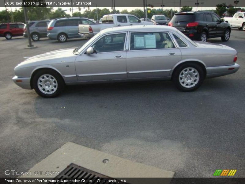 Platinum Silver / Charcoal 2000 Jaguar XJ XJ8 L
