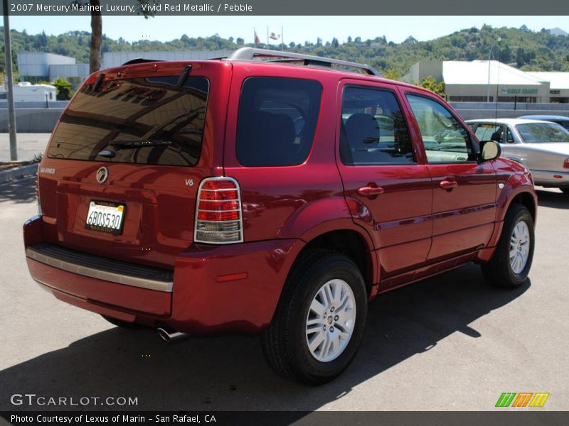 Vivid Red Metallic / Pebble 2007 Mercury Mariner Luxury