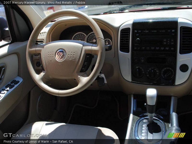 Vivid Red Metallic / Pebble 2007 Mercury Mariner Luxury