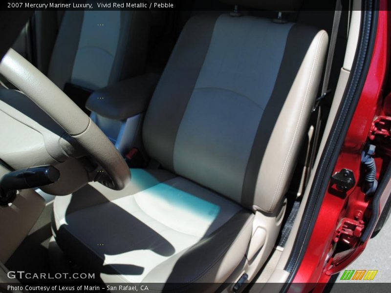 Vivid Red Metallic / Pebble 2007 Mercury Mariner Luxury
