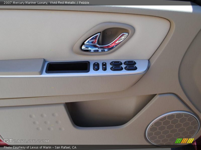 Vivid Red Metallic / Pebble 2007 Mercury Mariner Luxury
