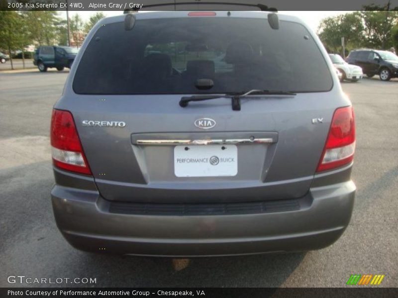 Alpine Gray / Gray 2005 Kia Sorento EX 4WD