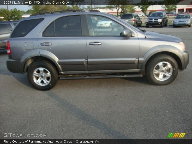 Alpine Gray / Gray 2005 Kia Sorento EX 4WD