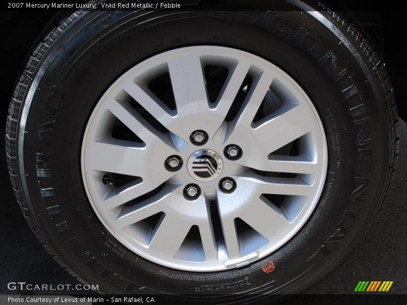 Vivid Red Metallic / Pebble 2007 Mercury Mariner Luxury