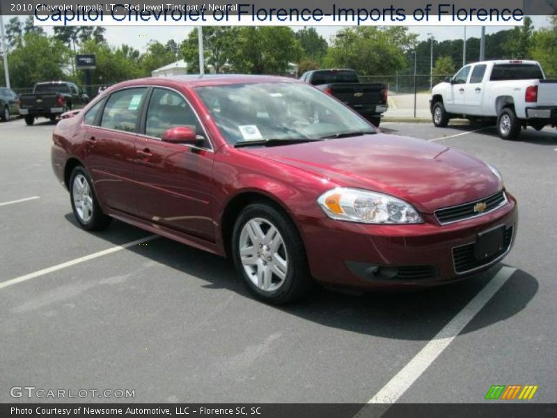 Red Jewel Tintcoat / Neutral 2010 Chevrolet Impala LT
