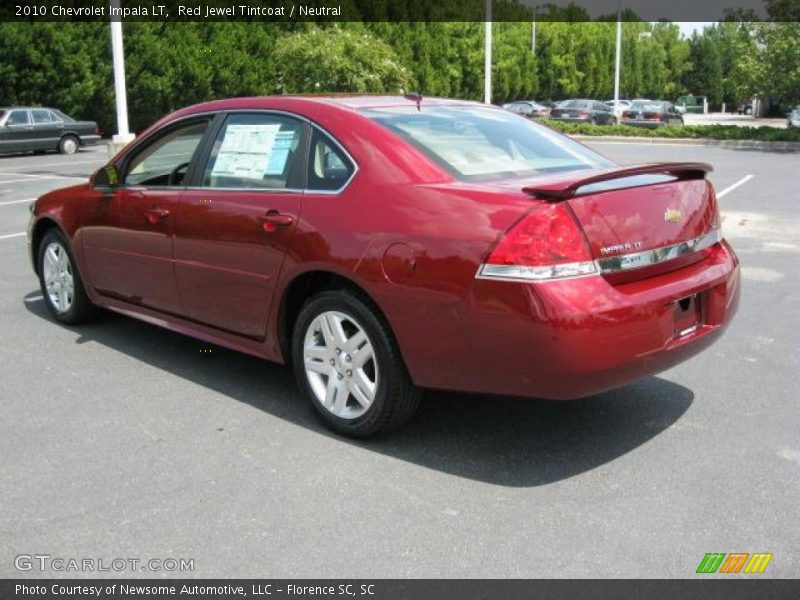 Red Jewel Tintcoat / Neutral 2010 Chevrolet Impala LT