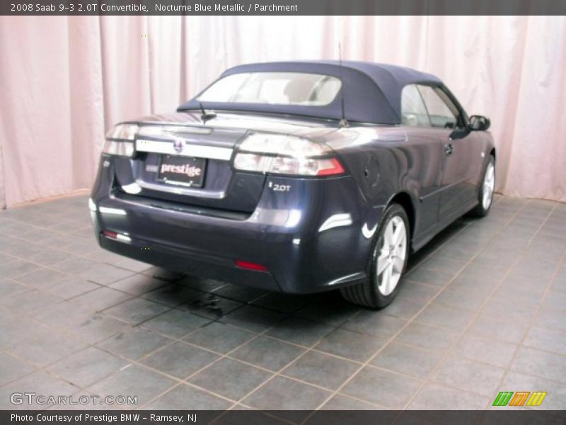 Nocturne Blue Metallic / Parchment 2008 Saab 9-3 2.0T Convertible