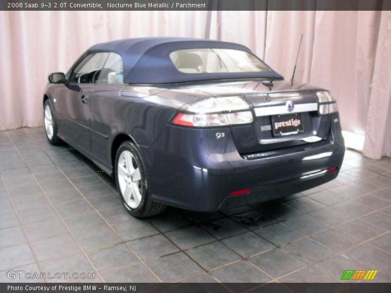 Nocturne Blue Metallic / Parchment 2008 Saab 9-3 2.0T Convertible