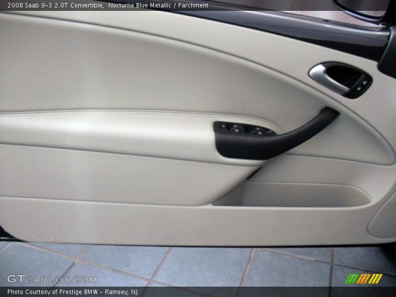 Nocturne Blue Metallic / Parchment 2008 Saab 9-3 2.0T Convertible