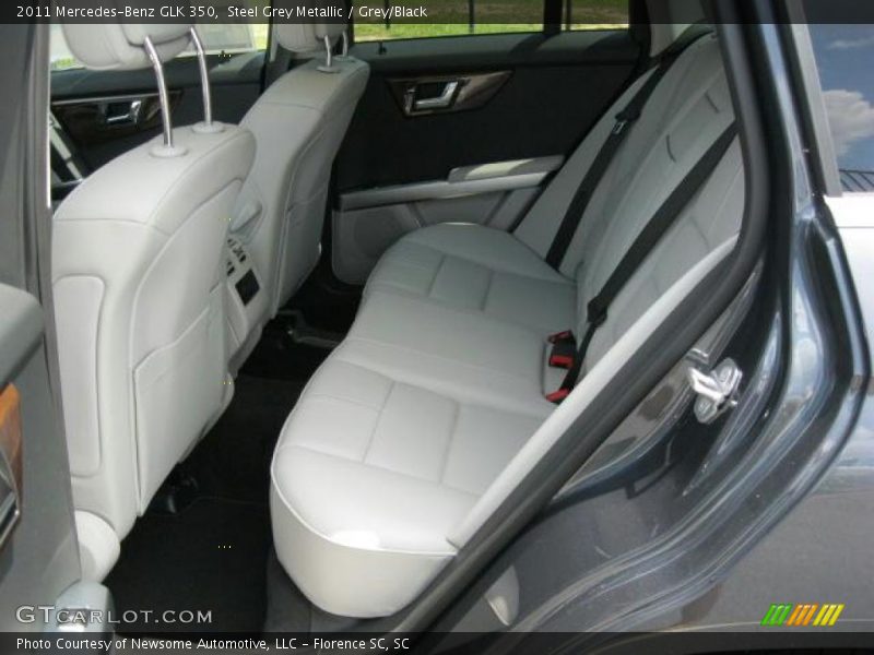 Steel Grey Metallic / Grey/Black 2011 Mercedes-Benz GLK 350