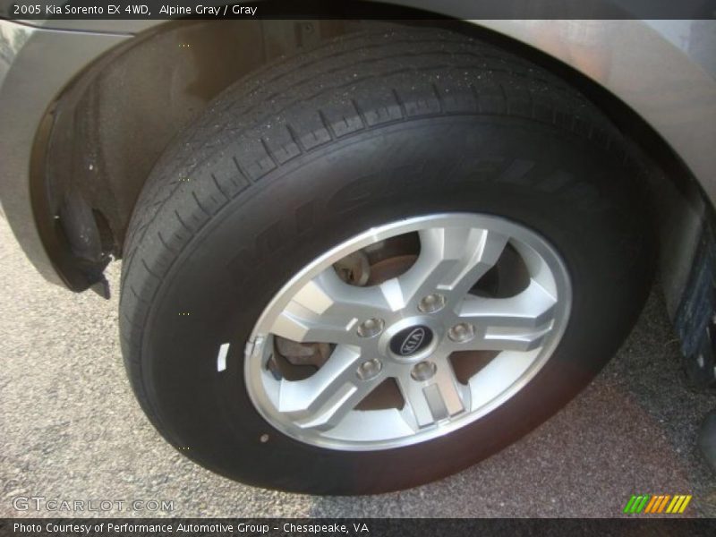 Alpine Gray / Gray 2005 Kia Sorento EX 4WD