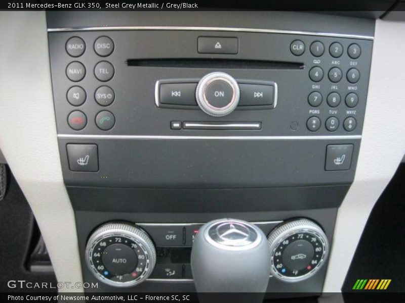 Steel Grey Metallic / Grey/Black 2011 Mercedes-Benz GLK 350
