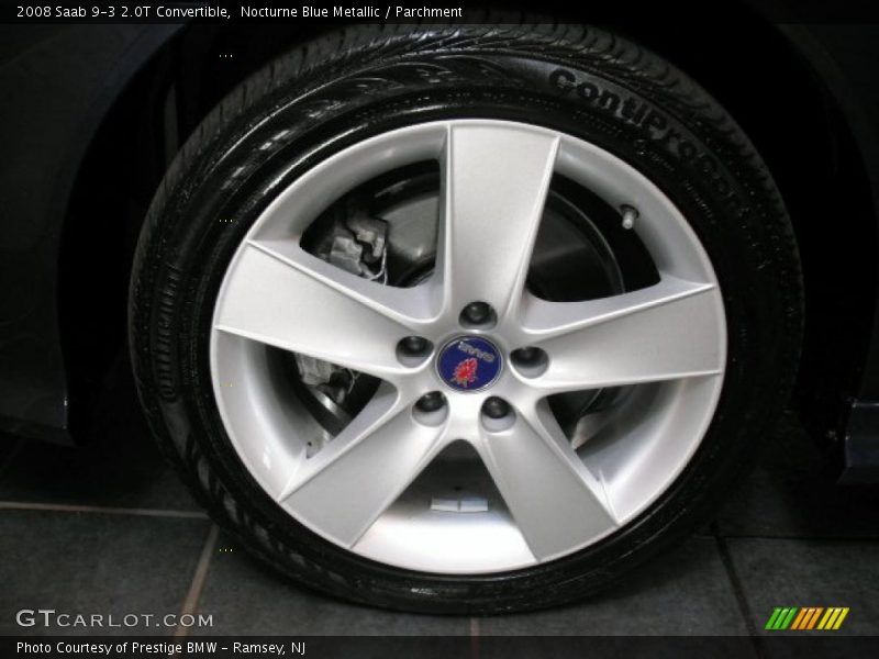 Nocturne Blue Metallic / Parchment 2008 Saab 9-3 2.0T Convertible