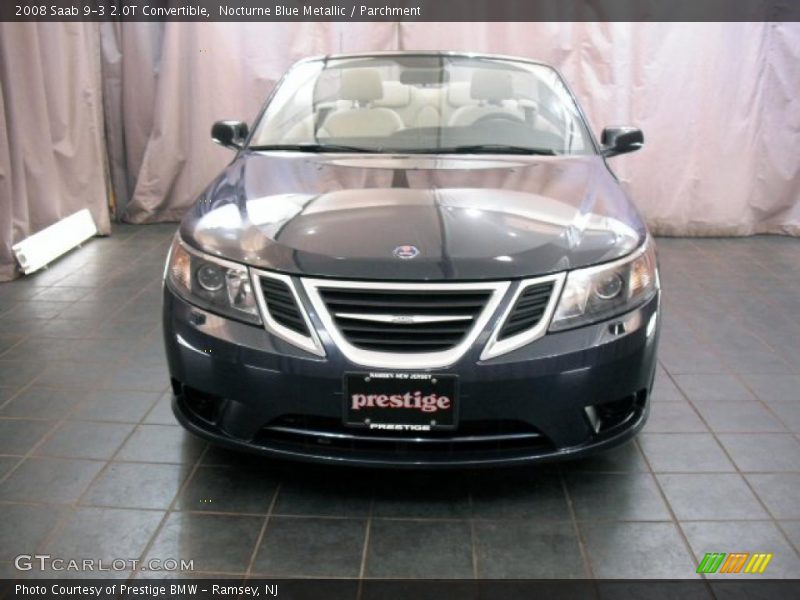 Nocturne Blue Metallic / Parchment 2008 Saab 9-3 2.0T Convertible
