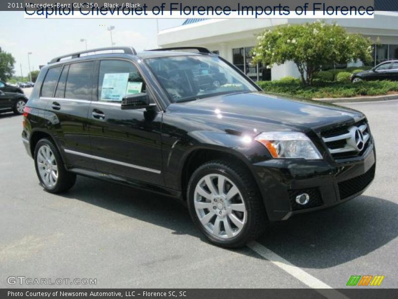 Black / Black 2011 Mercedes-Benz GLK 350