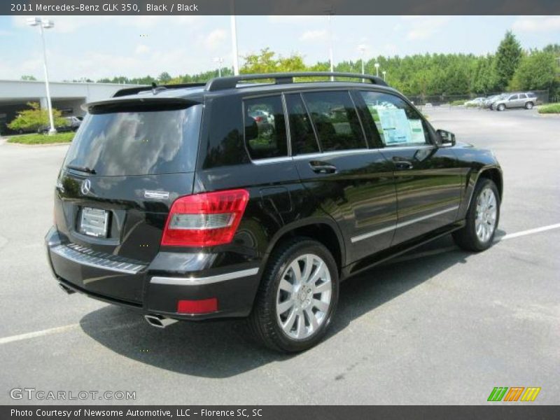 Black / Black 2011 Mercedes-Benz GLK 350