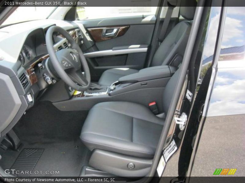 Black / Black 2011 Mercedes-Benz GLK 350