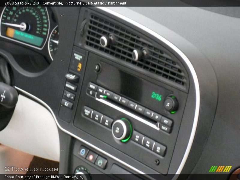 Nocturne Blue Metallic / Parchment 2008 Saab 9-3 2.0T Convertible