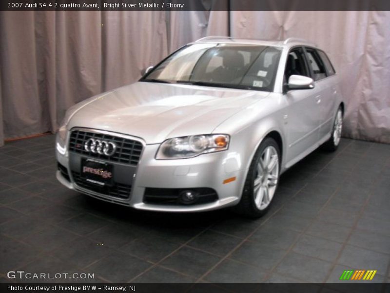Bright Silver Metallic / Ebony 2007 Audi S4 4.2 quattro Avant