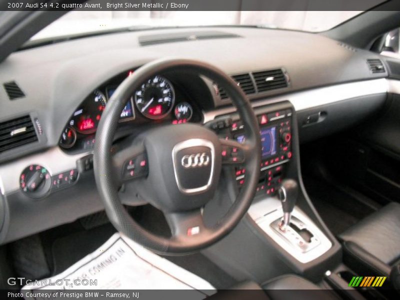 Bright Silver Metallic / Ebony 2007 Audi S4 4.2 quattro Avant
