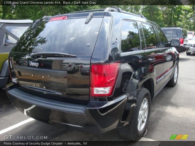 Black / Dark Slate Gray 2008 Jeep Grand Cherokee Laredo 4x4