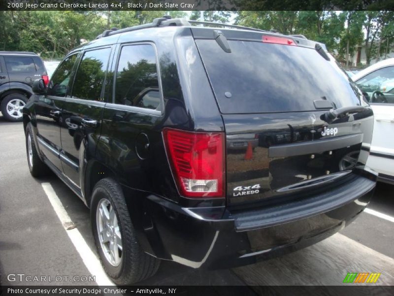 Black / Dark Slate Gray 2008 Jeep Grand Cherokee Laredo 4x4